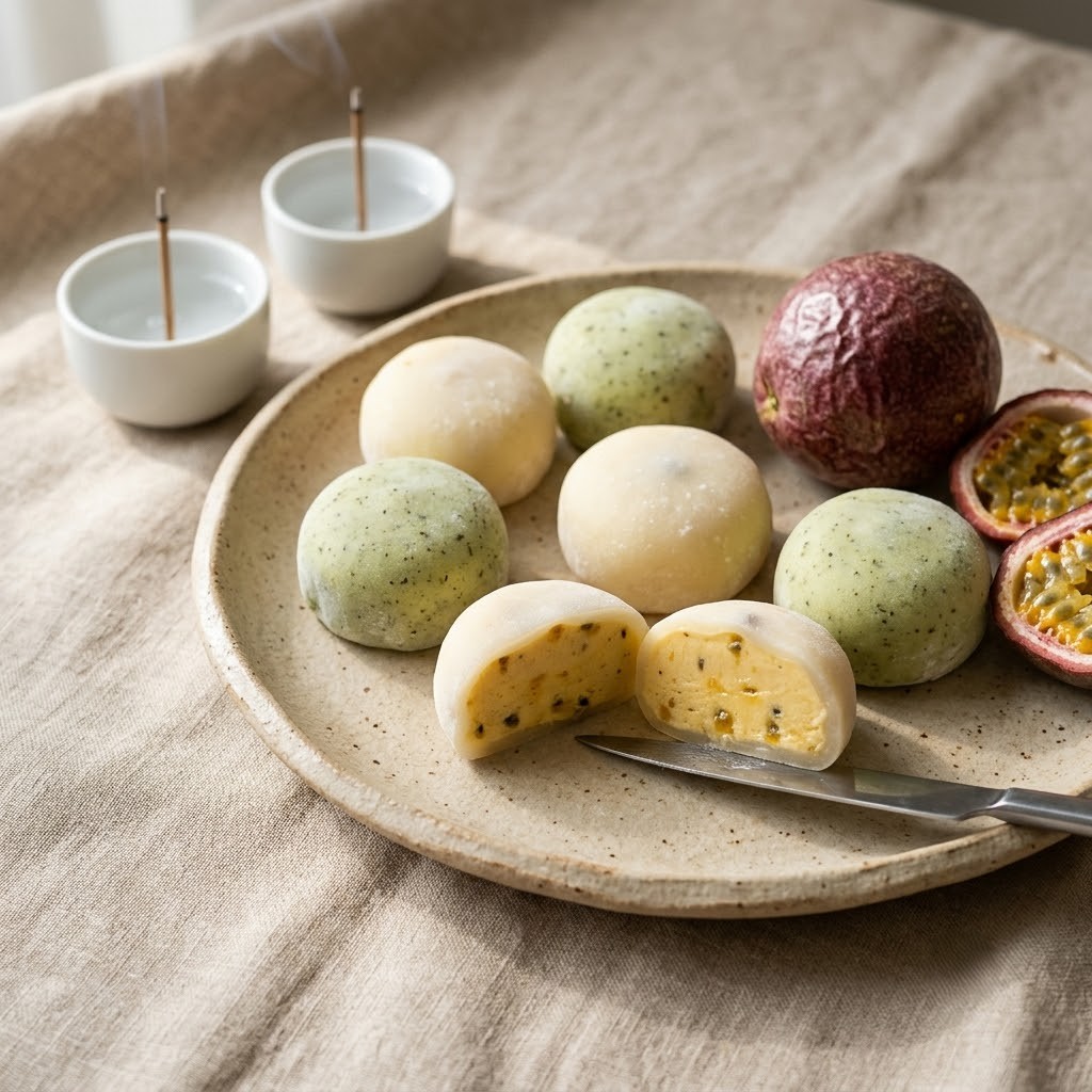 Passionfruit Mochi Ice – Tangy Tropical Japanese Frozen Dessert