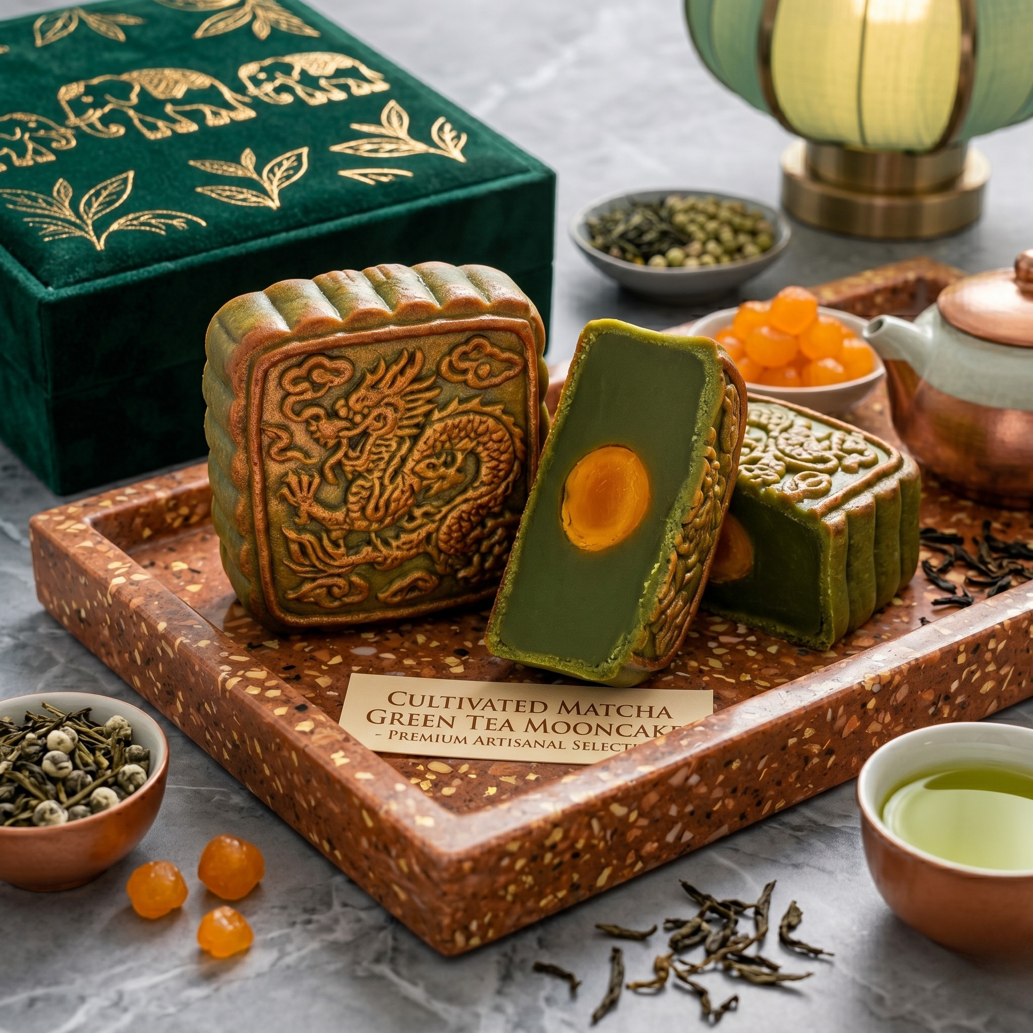 Poudre de matcha et fouet